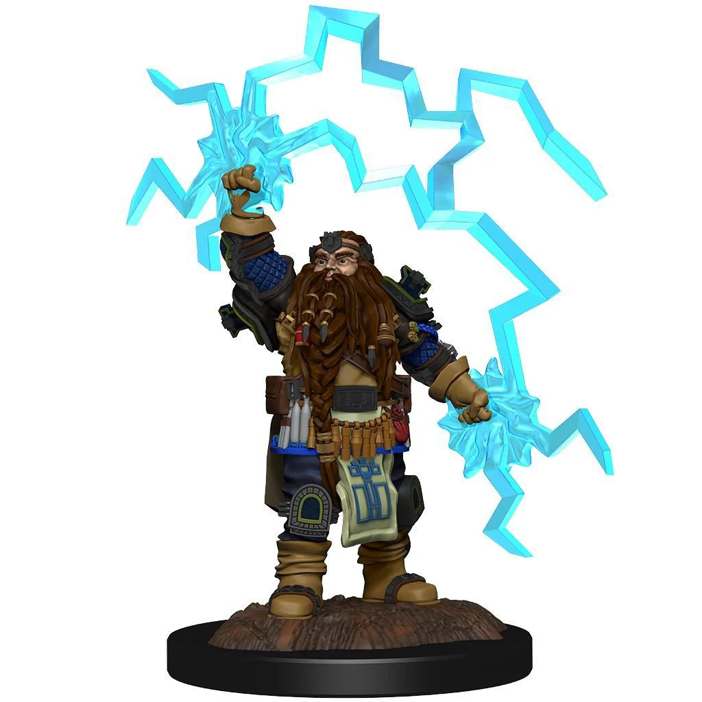 D&D Nolzur's Marvelous Miniatures: Dwarf Cleric Male - Unpainted - Image 2