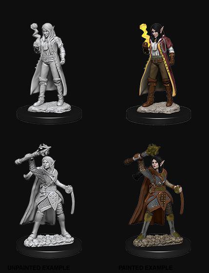 D&D Nolzur's Marvelous Miniatures: Elf Cleric Female - Unpainted