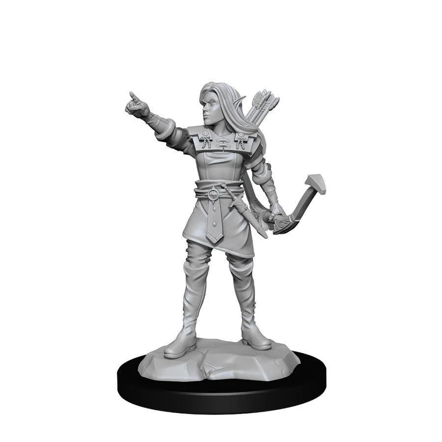 D&D Nolzur's Marvelous Miniatures: Elf Ranger Female - Unpainted