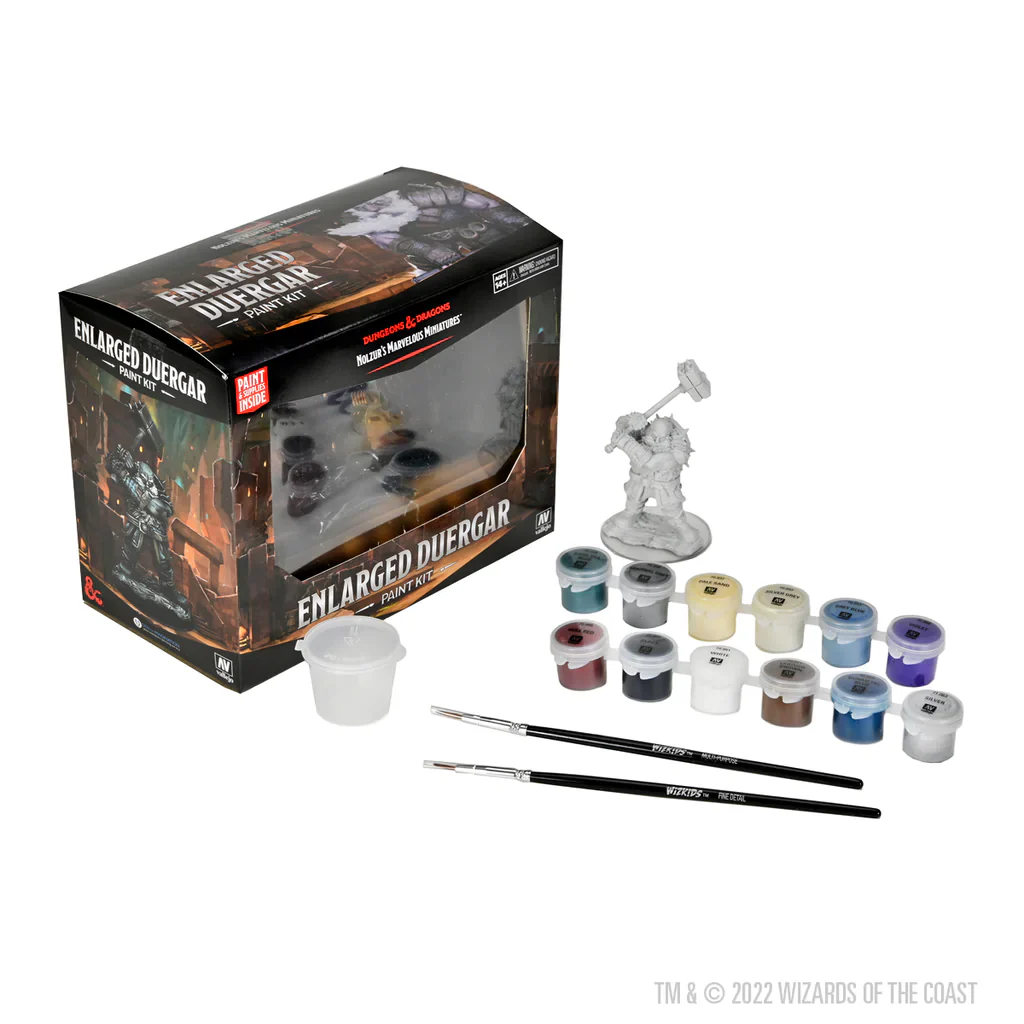 D&D Nolzur's Marvelous Miniatures: Enlarged Duergar - Paint Kit