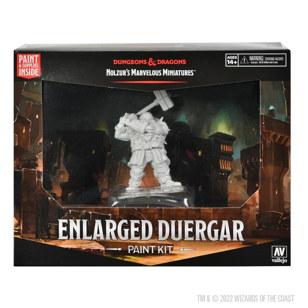 D&D Nolzur's Marvelous Miniatures: Enlarged Duergar - Paint Kit - Image 4