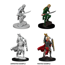 D&D Nolzur's Marvelous Miniatures: Elf Fighter Female - Unpainted