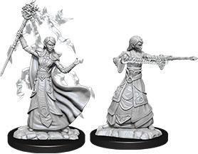 D&D Nolzur's Marvelous Miniatures: Elf Wizard Female - Unpainted