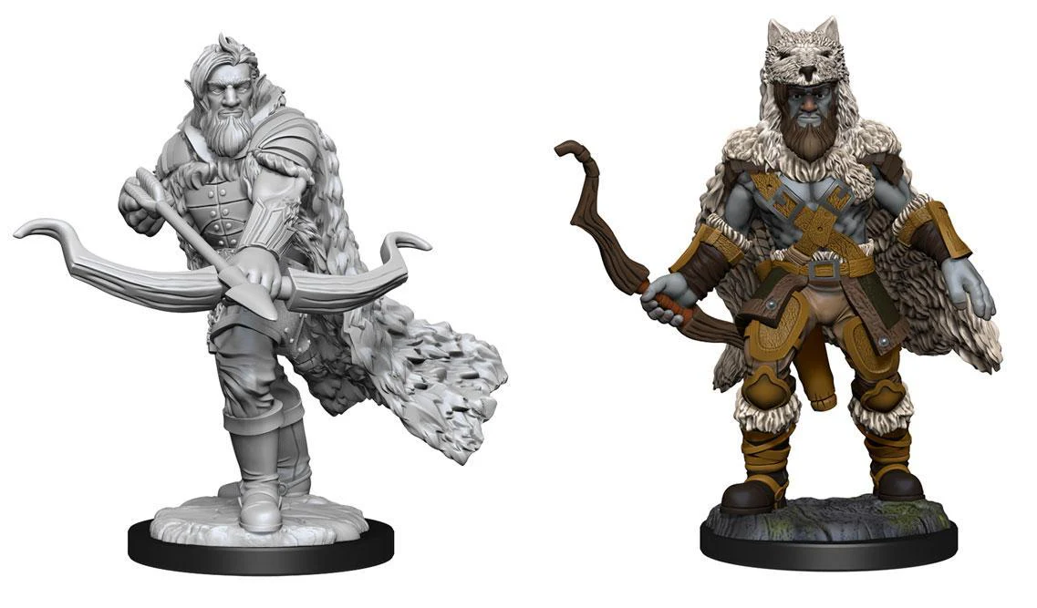 D&D Nolzur's Marvelous Miniatures: Firbolg Ranger Male - Unpainted