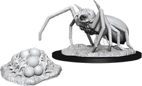 D&D Nolzur's Marvelous Miniatures: Giant Spider & Egg Clutch - Unpainted