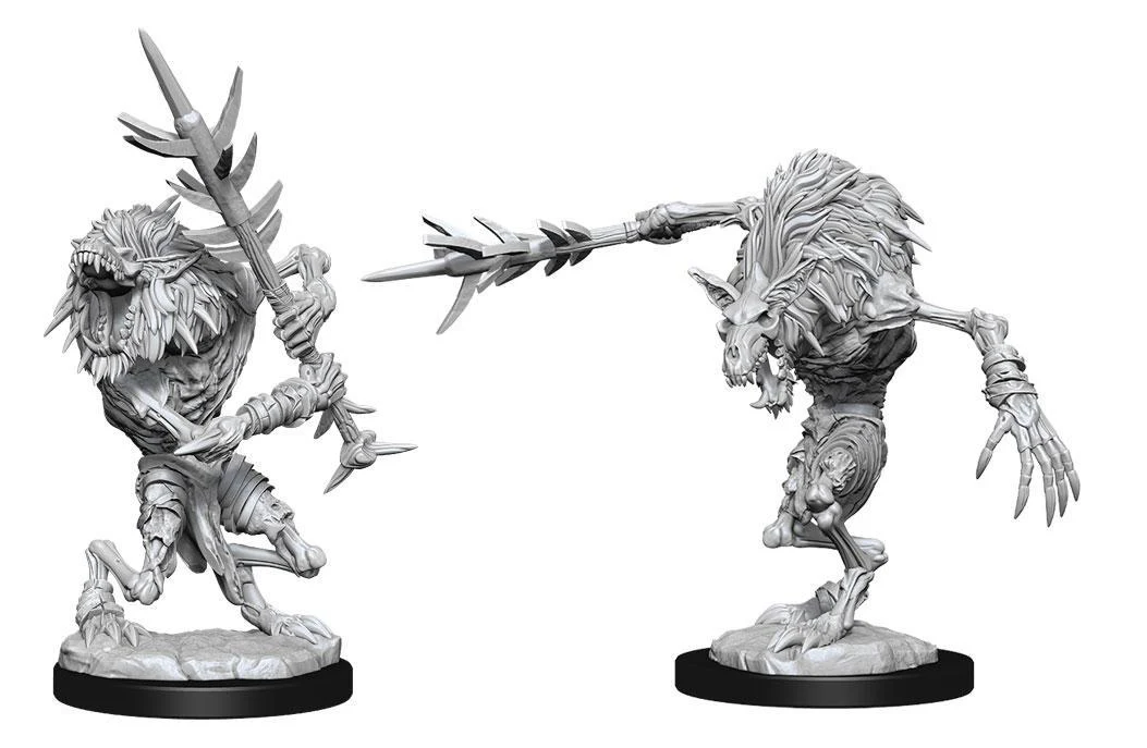 D&D Nolzur's Marvelous Miniatures: Gnoll Witherlings - Unpainted