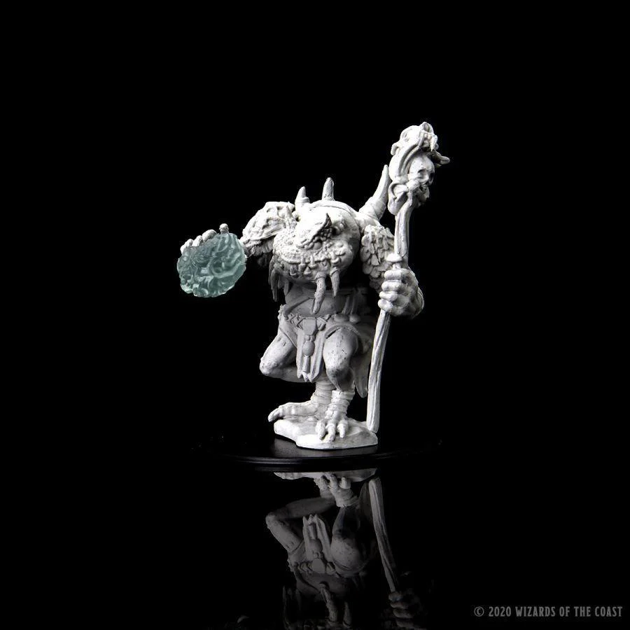 D&D Nolzur's Marvelous Miniatures: Green Slaad W12.5 - Unpainted