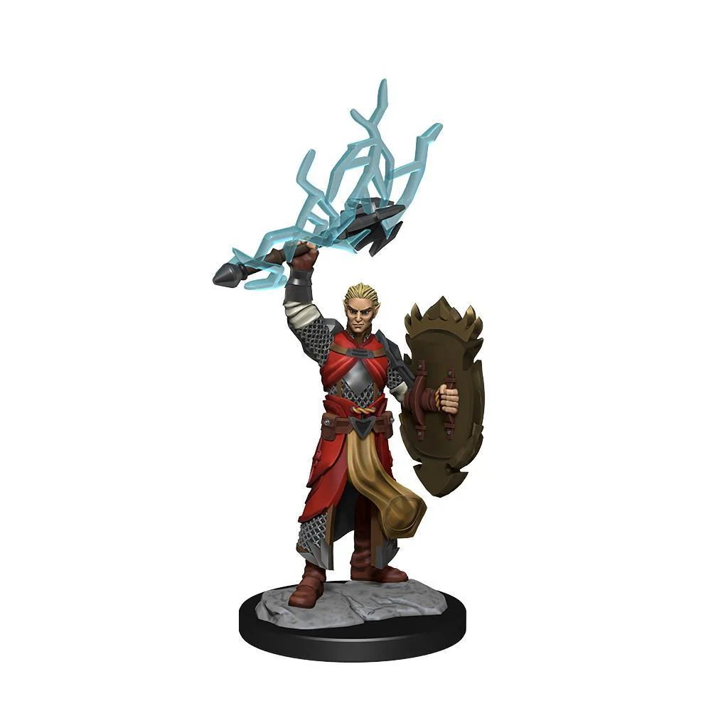 D&D Nolzur's Marvelous Miniatures: Half-Elf Paladin Male - Unpainted - Image 2