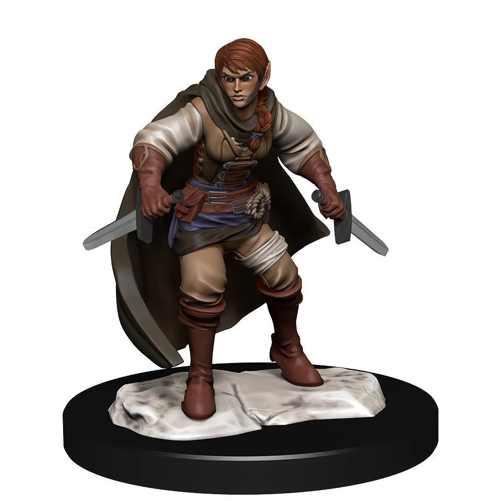 D&D Nolzur's Marvelous Miniatures: Half-Elf Rogue Female W14 - Unpainted - Image 2