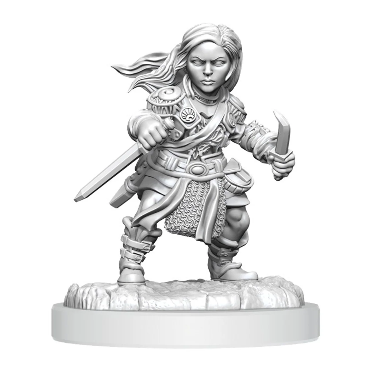 D&D Nolzur's Marvelous Miniatures: Halfling Rogue Female - Unpainted - Image 4