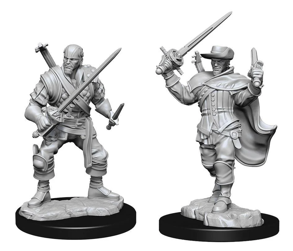 D&D Nolzur's Marvelous Miniatures: Human Bard Male - Unpainted