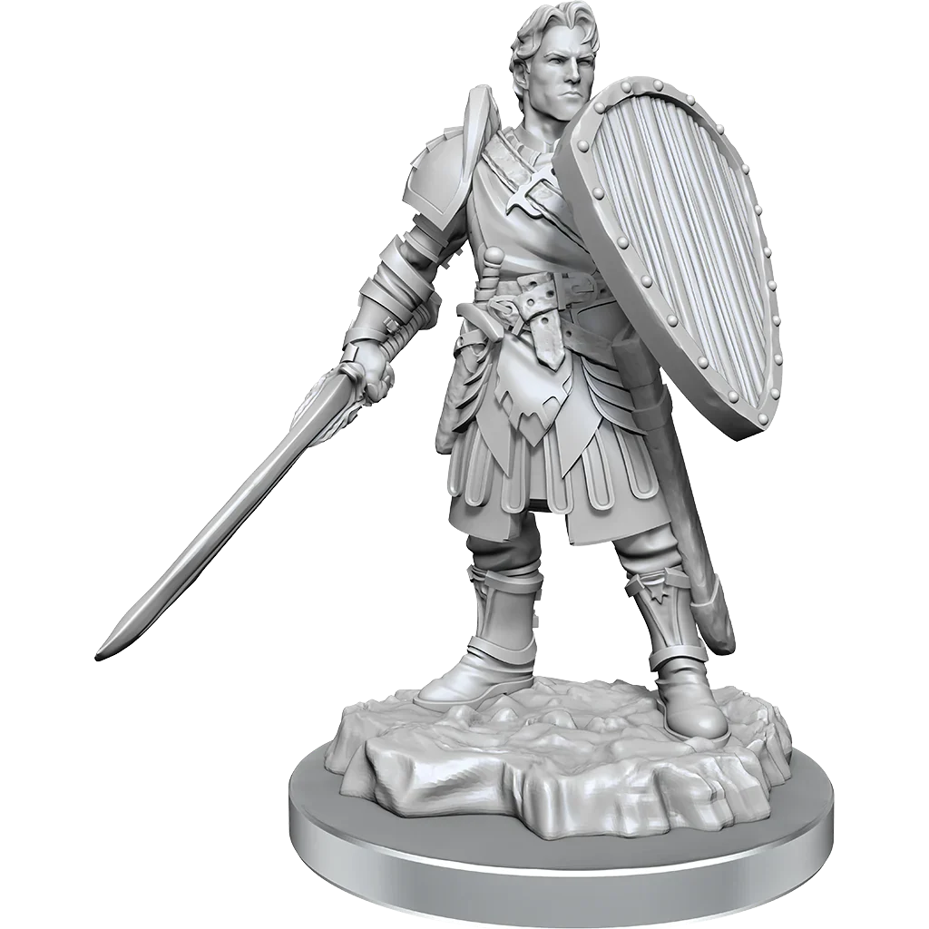 D&D Nolzur's Marvelous Miniatures: Human Fighters W21 - Unpainted - Image 3