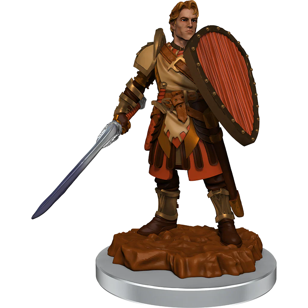 D&D Nolzur's Marvelous Miniatures: Human Fighters W21 - Unpainted - Image 4