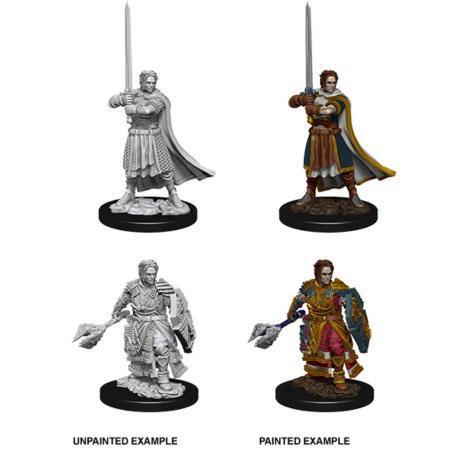 D&D Nolzur's Marvelous Miniatures: Human Cleric Male - Unpainted