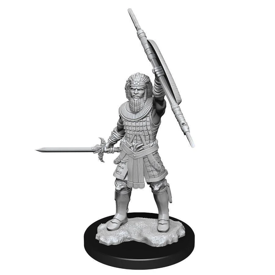 D&D Nolzur's Marvelous Miniatures: Human Fighter Male - Unpainted