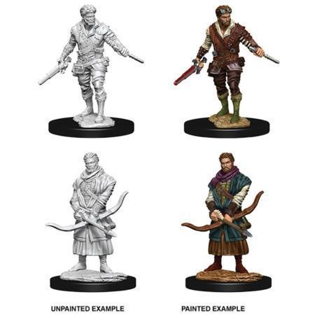 D&D Nolzur's Marvelous Miniatures: Human Rogue Male W9 - Unpainted