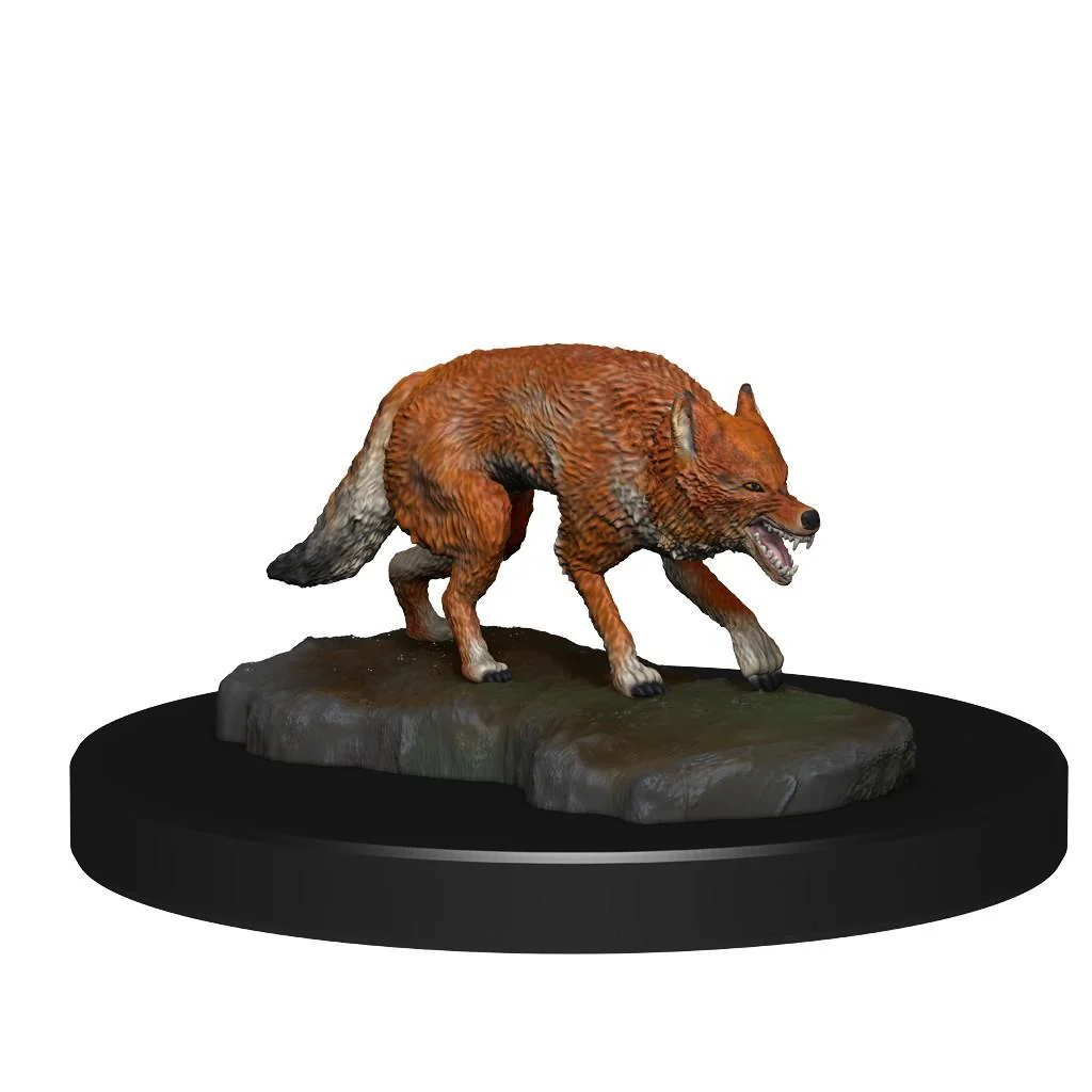 D&D Nolzur's Marvelous Miniatures: Jackalwere & Jackal - Unpainted - Image 2