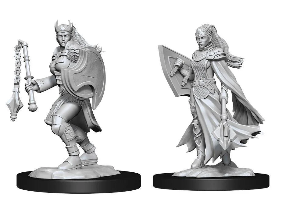 D&D Nolzur's Marvelous Miniatures: Kalashtar Cleric Female - Unpainted