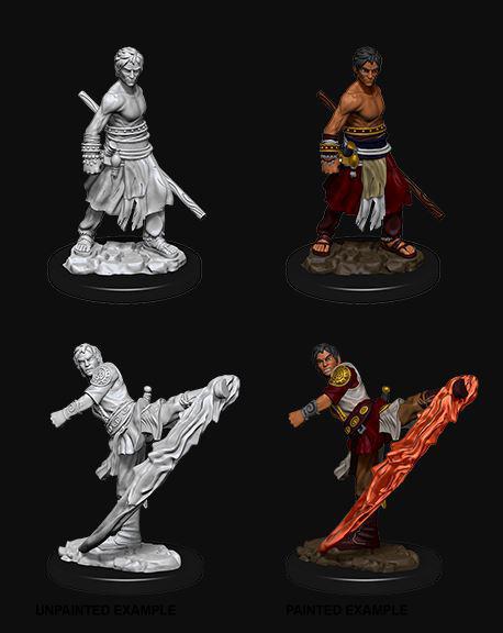 D&D Nolzur's Marvelous Miniatures: Half-Elf Monk Male - Unpainted