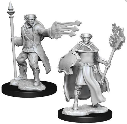D&D Nolzur's Marvelous Miniatures: Multiclass Cleric-Wizard Male - Unpainted