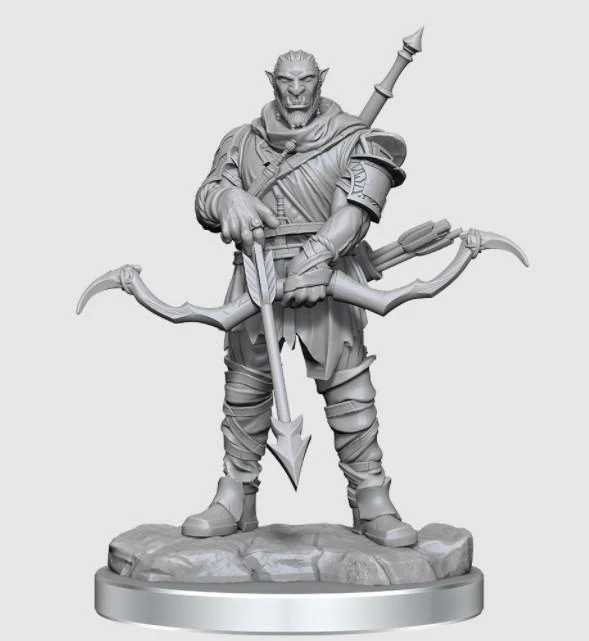 D&D Nolzur's Marvelous Miniatures: Orc Ranger Male - Unpainted