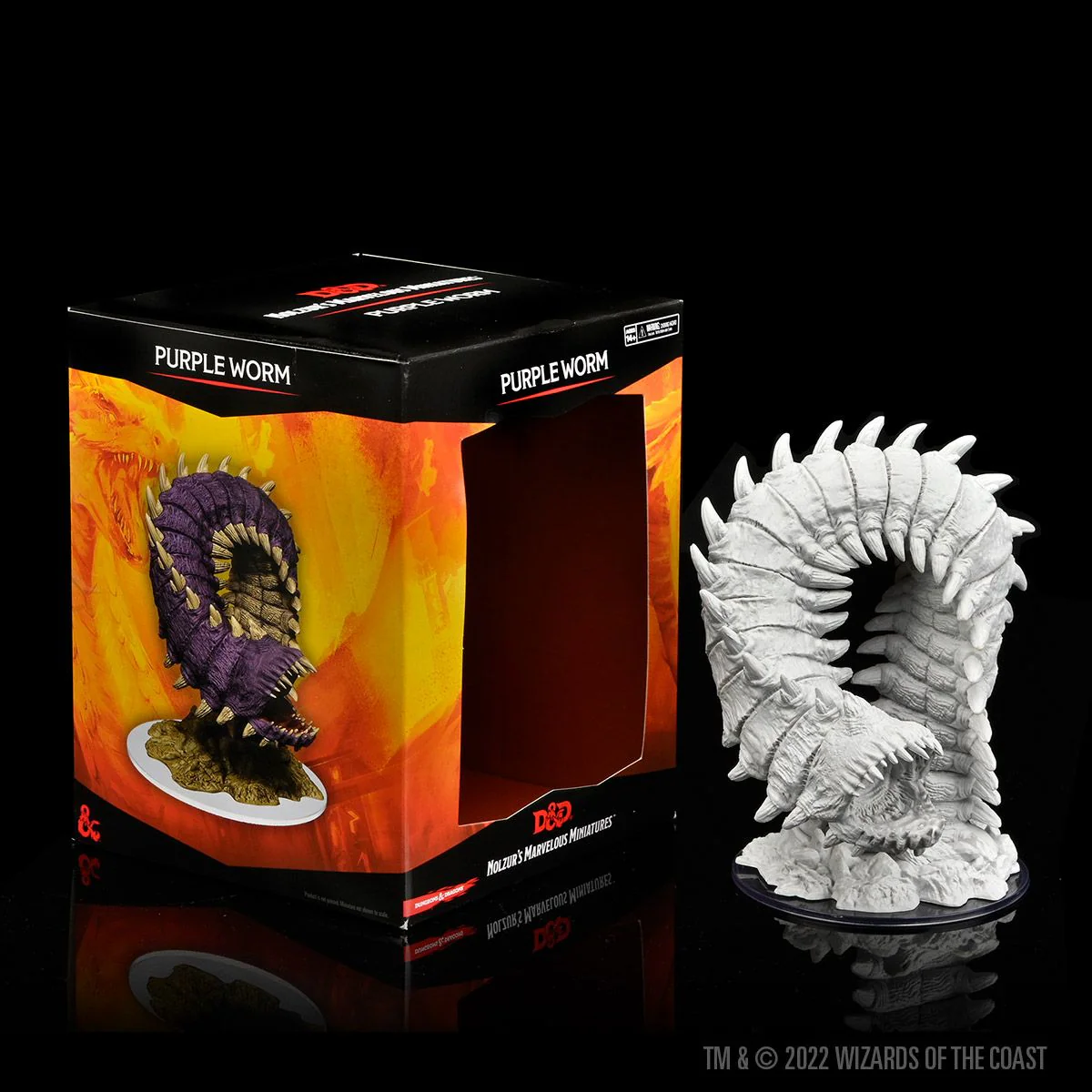 D&D Nolzur's Marvelous Miniatures: Purple Worm - Unpainted