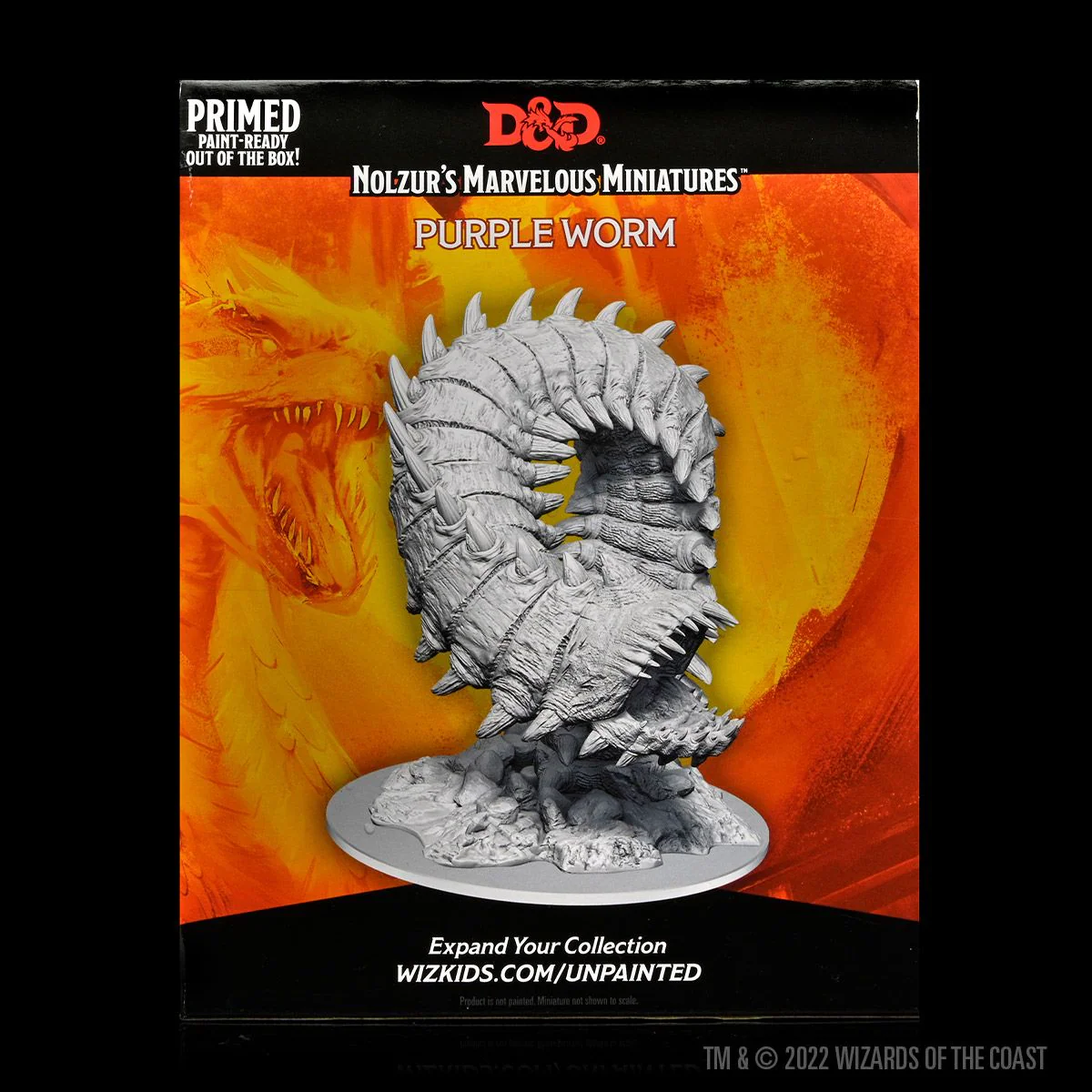 D&D Nolzur's Marvelous Miniatures: Purple Worm - Unpainted - Image 5