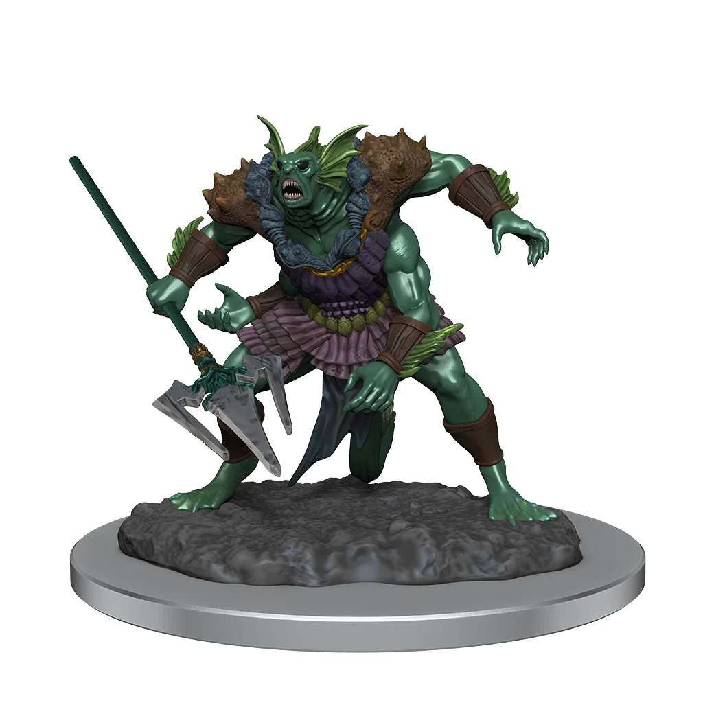 D&D Nolzur's Marvelous Miniatures: Sahuagin Baron - Unpainted