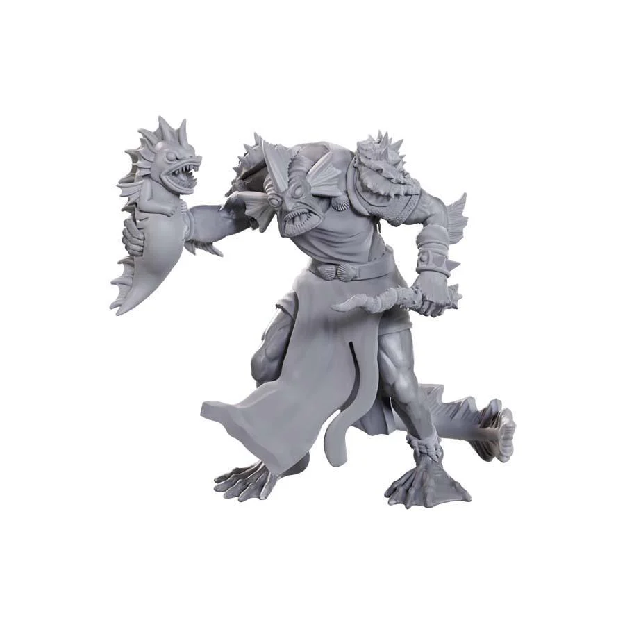 D&D Nolzur's Marvelous Miniatures - Sahuagin Priestess - Unpainted