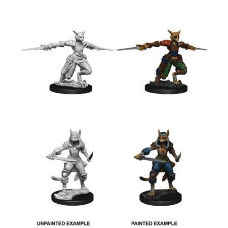 D&D Nolzur's Marvelous Miniatures: Tabaxi Rogue Female W9 - Unpainted