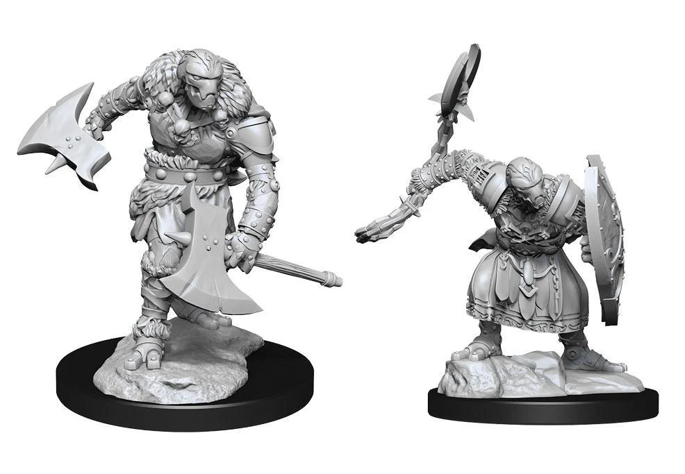 D&D Nolzur's Marvelous Miniatures: Warforged Barbarian - Unpainted