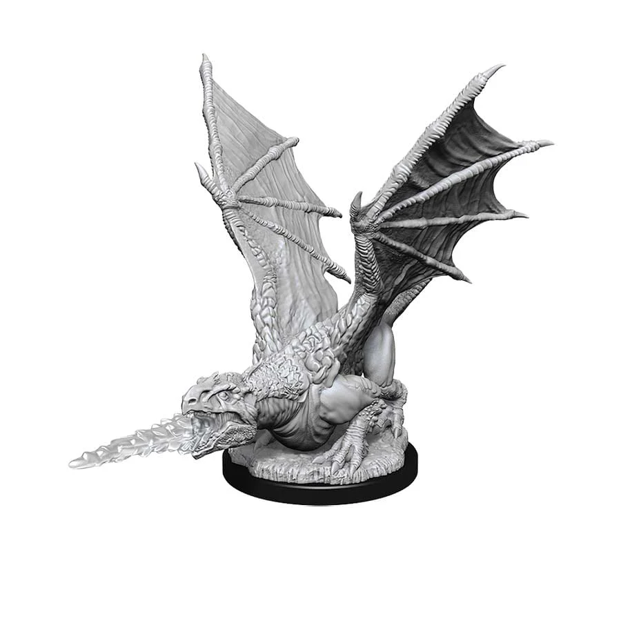 D&D Nolzur's Marvelous Miniatures: White Dragon Wyrmling - Unpainted - Image 2