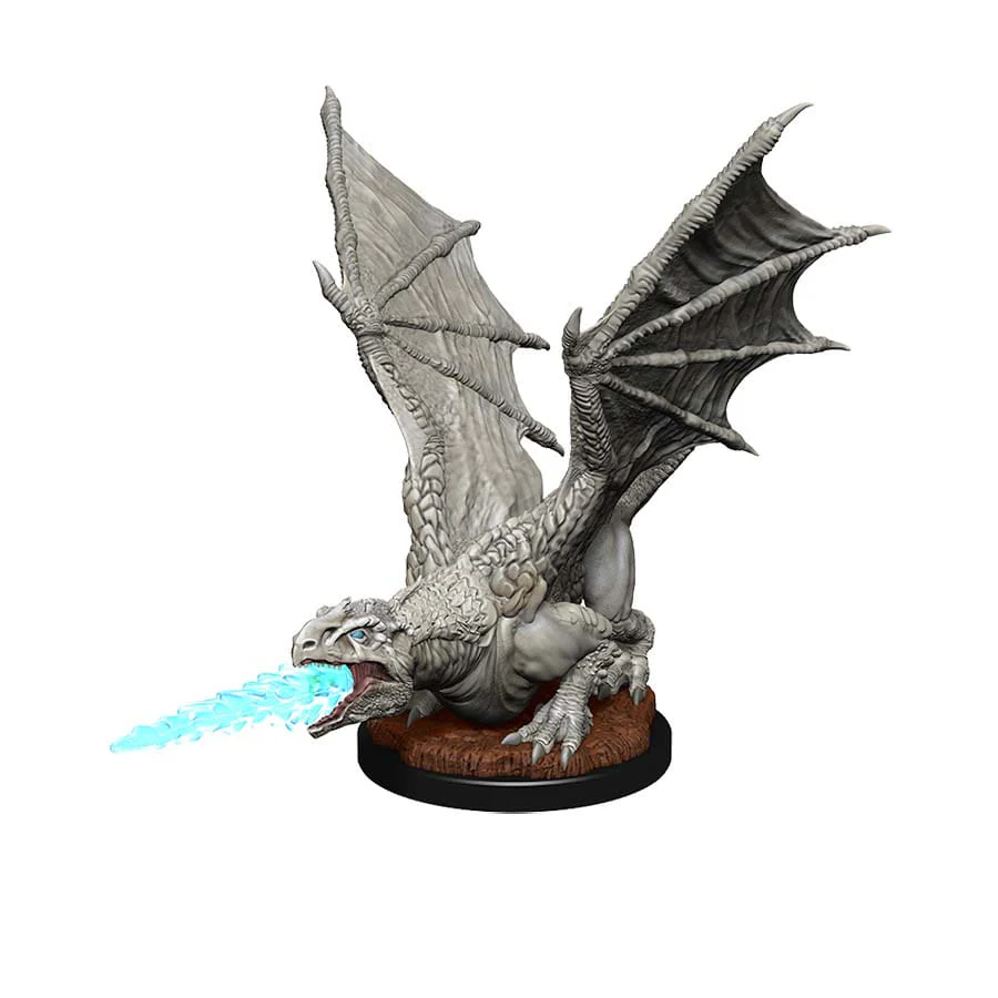 D&D Nolzur's Marvelous Miniatures: White Dragon Wyrmling - Unpainted - Image 3