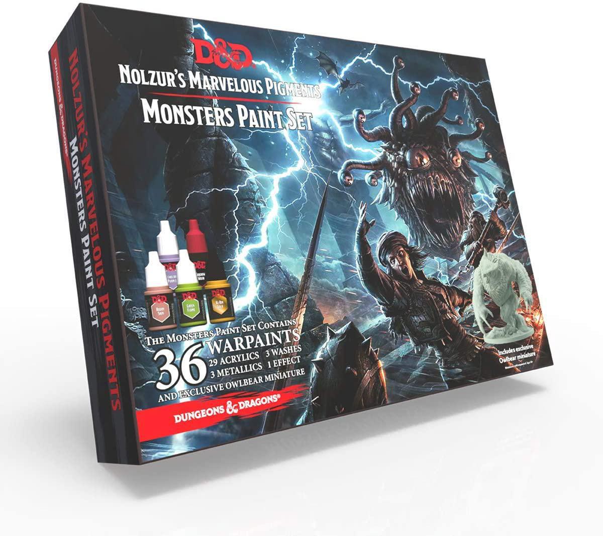 D&D Nolzur's Marvelous Pigments: Monsters Paint Set