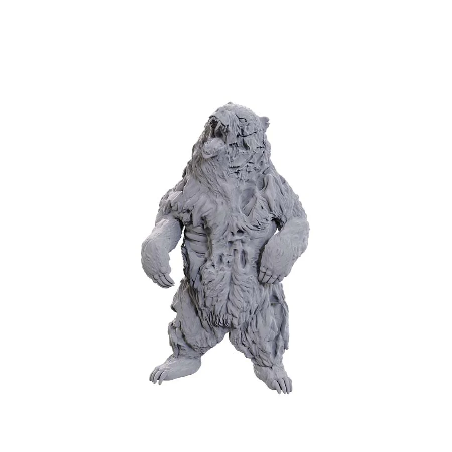 D&D WizKids Deep Cuts Miniatures: Zombie Grizzly Bear