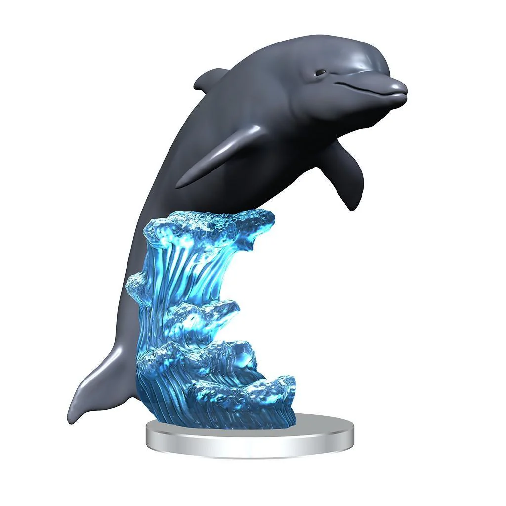 D&D WizKids Deep Cuts Miniatures: Dolphins - Unpainted - Image 2