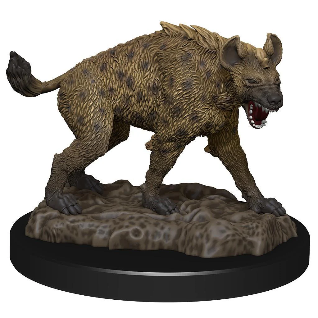 D&D WizKids Deep Cuts Miniatures: Hyenas - Unpainted - Image 2