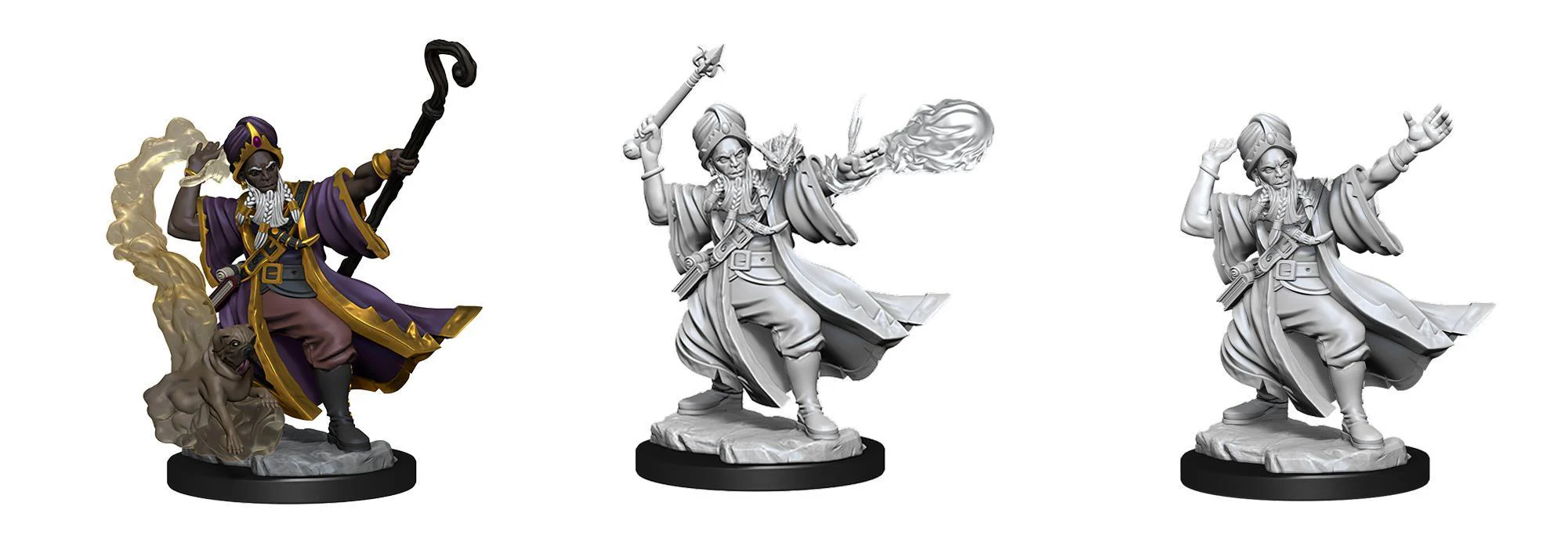 D&D WizKids Frameworks: Male Human Wizard