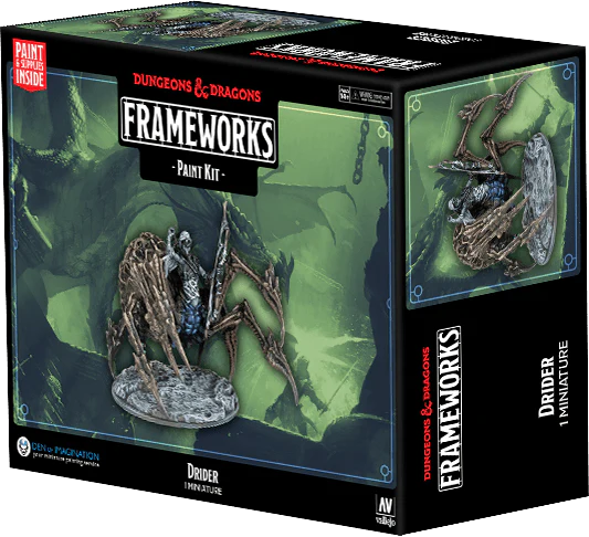 D&D WizKids Frameworks: Paint Night Kit - Drider