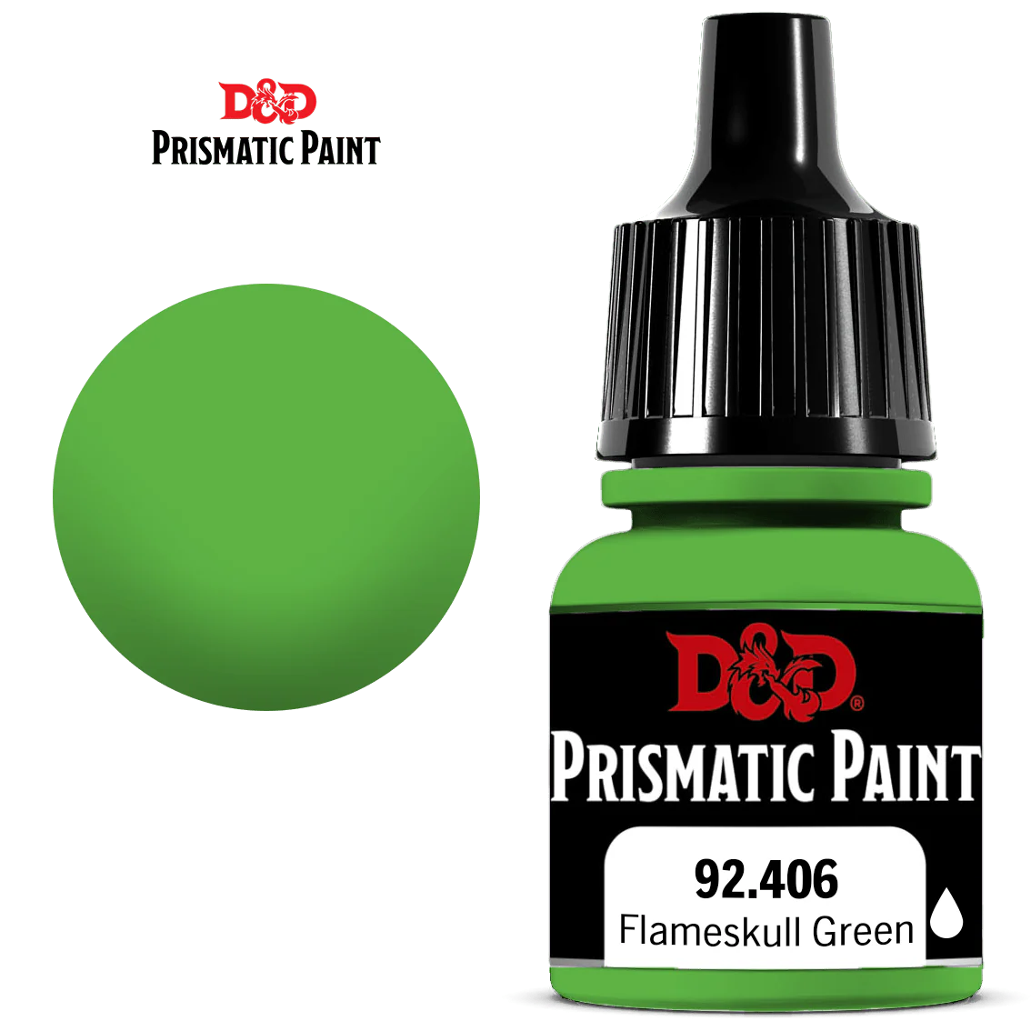 D&D WizKids Prismatic Paint: Base - Flameskull Green (92.406)