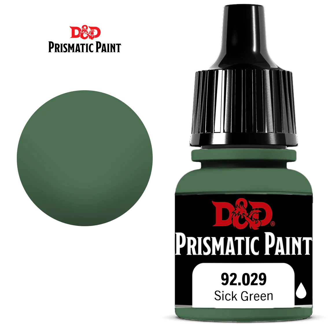 D&D WizKids Prismatic Paint: Base - Sick Green (92.029)