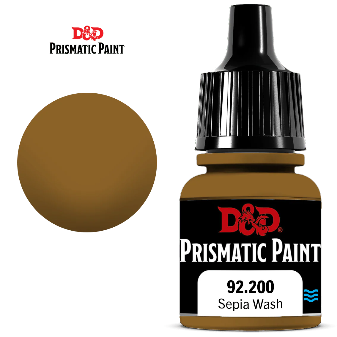 D&D WizKids Prismatic Paint: Wash - Sepia Wash (92.200)