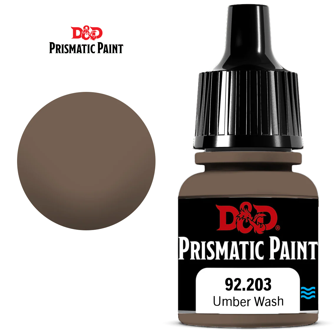 D&D WizKids Prismatic Paint: Wash - Umber Wash (92.203)