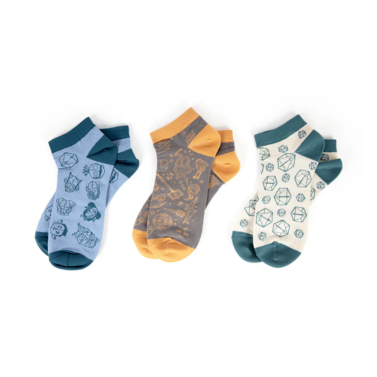 Darrington Press Guild: Beauty of Exandria: In Motion - Ankle Socks 3-Pack