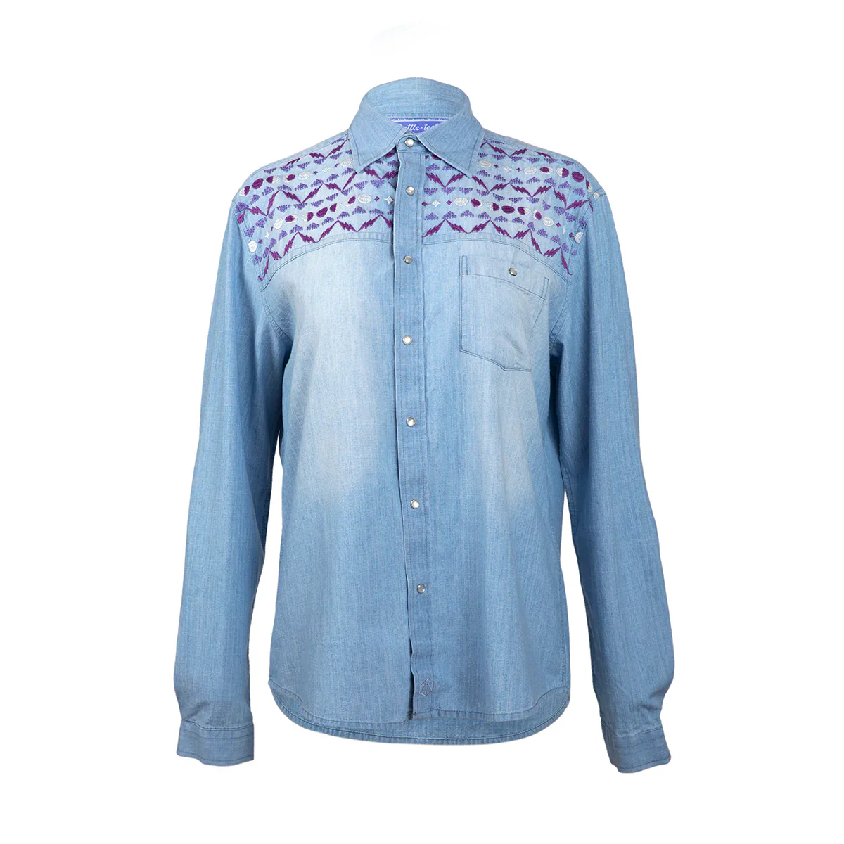 Darrington Press Guild: Bells Hells Collection: Imogen Temult Denim Shirt - Medium - Image 2