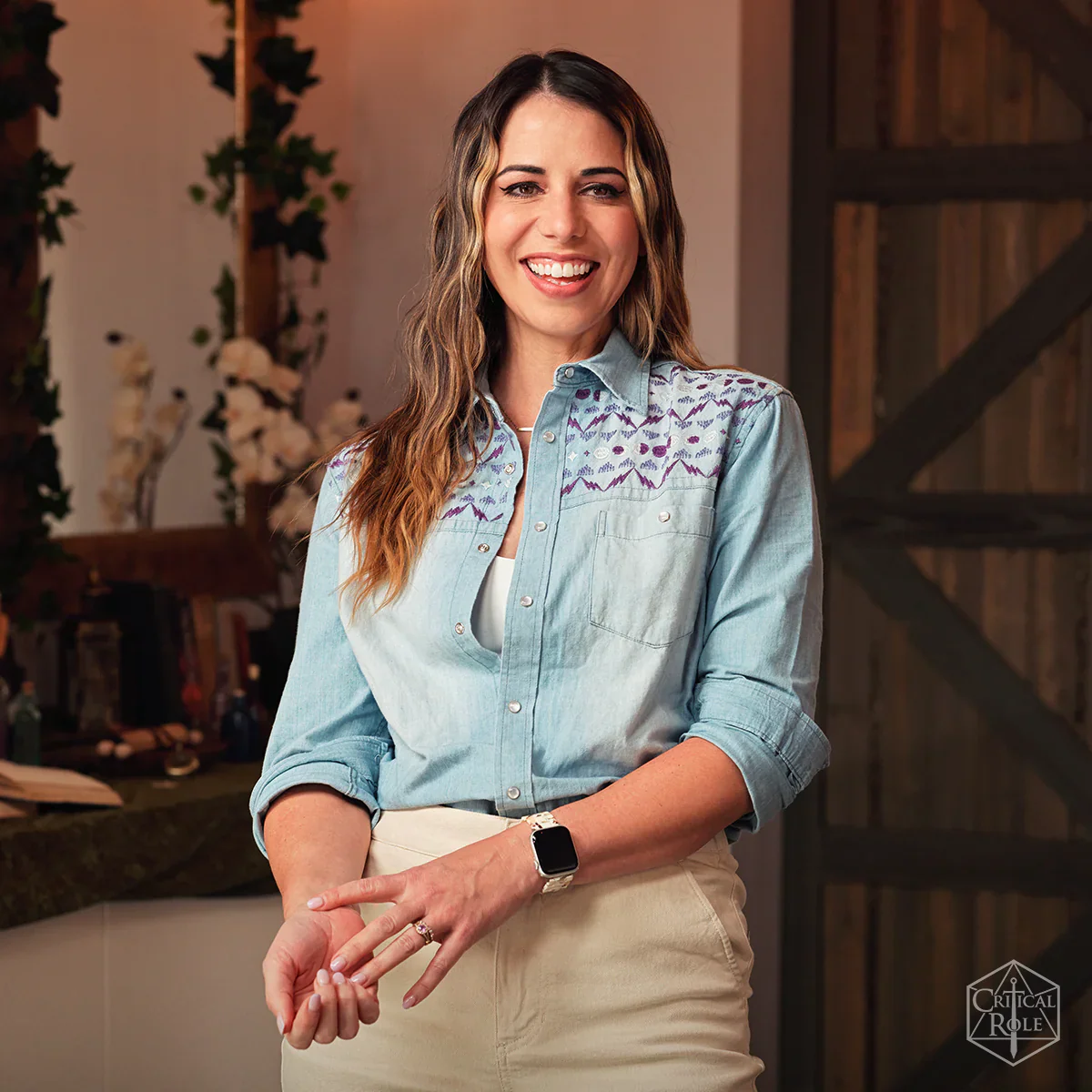 Darrington Press Guild: Bells Hells Collection: Imogen Temult Denim Shirt - Medium - Image 3