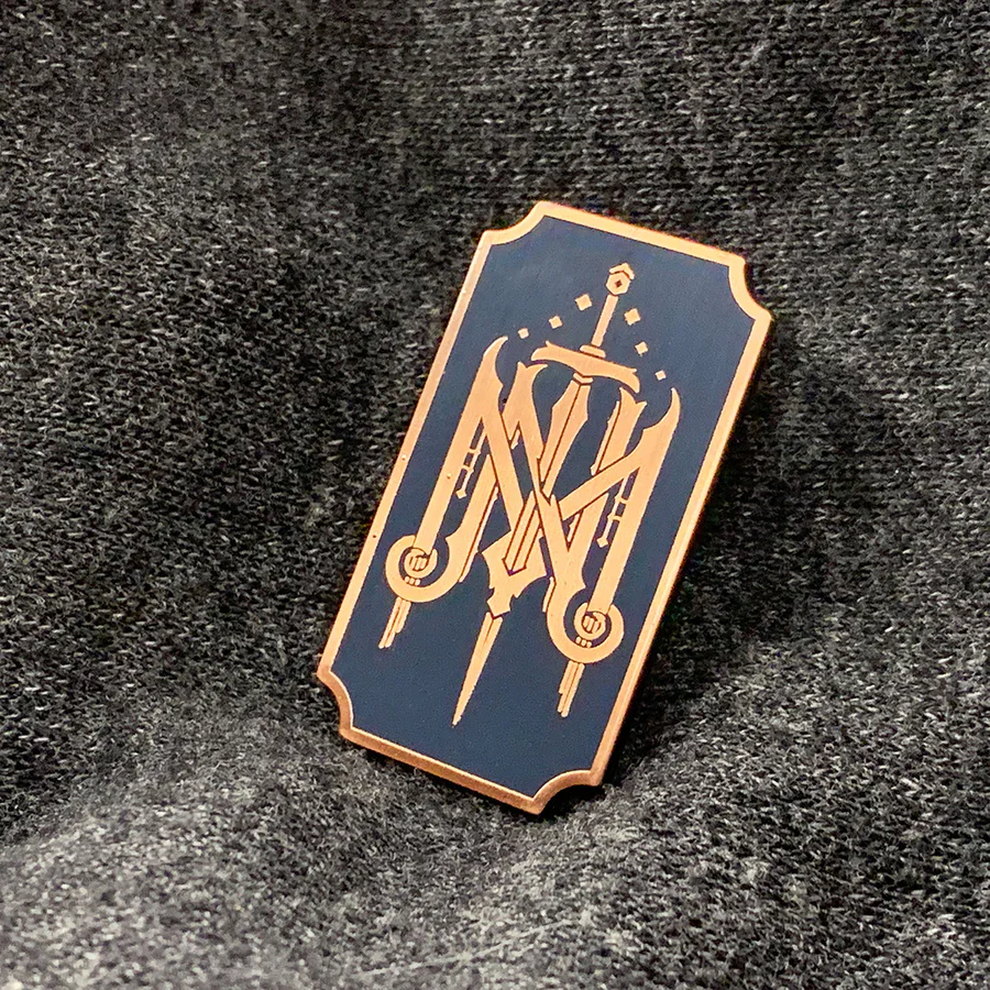 Darrington Press Guild: Critical Role Pin No. 3 - Mighty Nein Crest