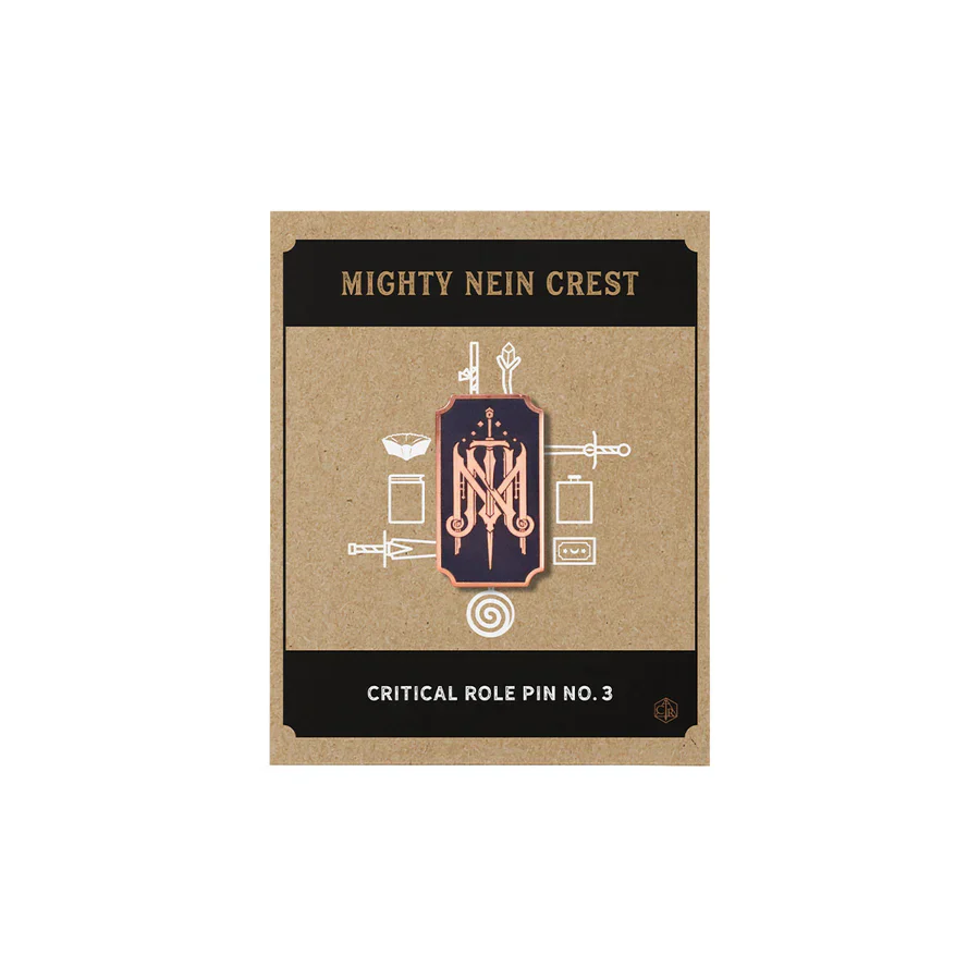 Darrington Press Guild: Critical Role Pin No. 3 - Mighty Nein Crest - Image 2