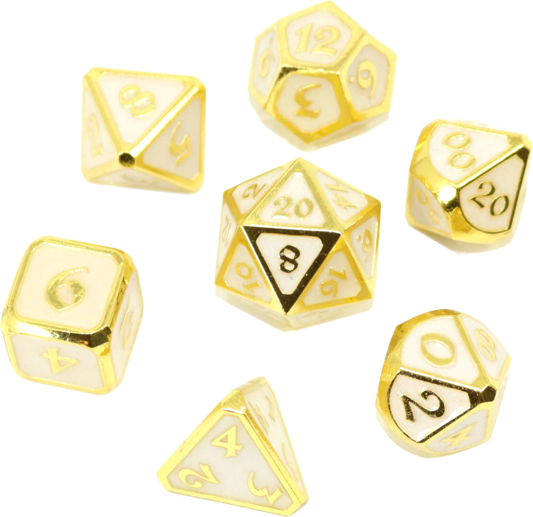 Die Hard: Celestial Relic Metal 16mm - Polyhedral Dice Set (7)