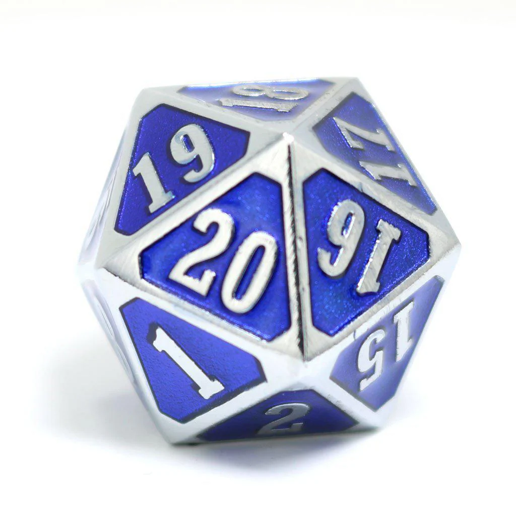 Die Hard: Roll Down Counter Metal Die - Shiny Silver Sapphire